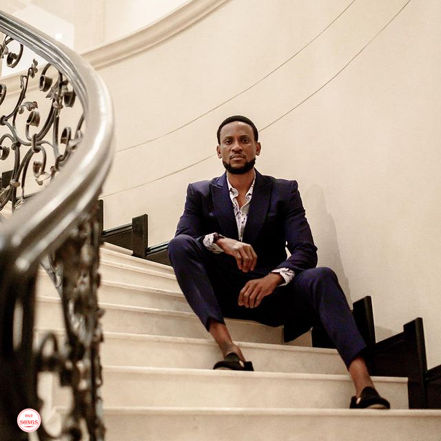 Omashola gifts his 3-month-old son a plot of land in Lagos