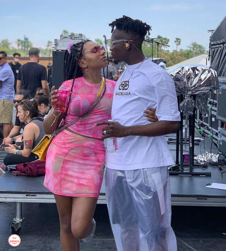 Mr Eazi gets £1000 engagement gift after proposing to Temi Otedola