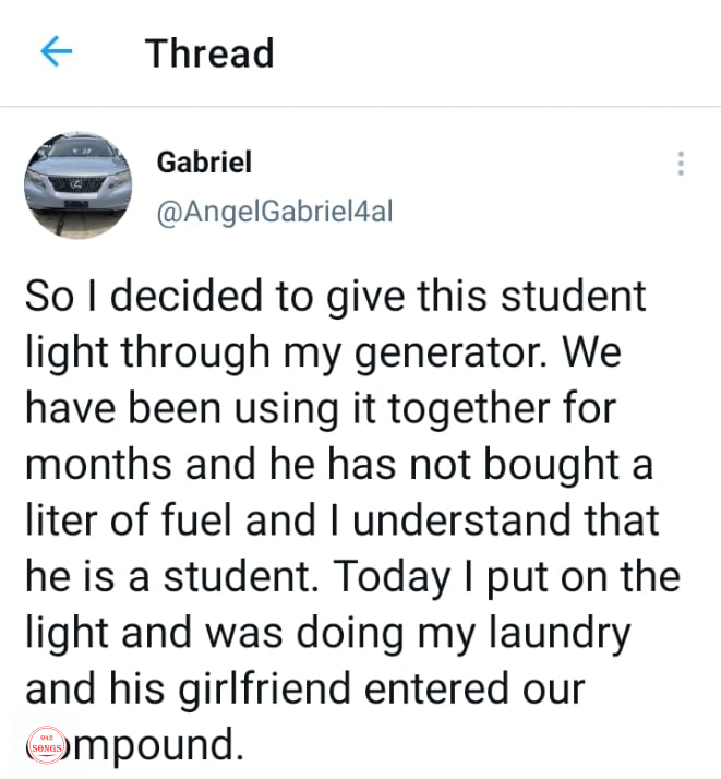 Man narrates experience after allowing his neighbor use his generator