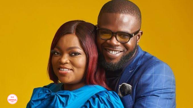 Netizens react to heartwarming video of Funke Akindele’s son praying for his father