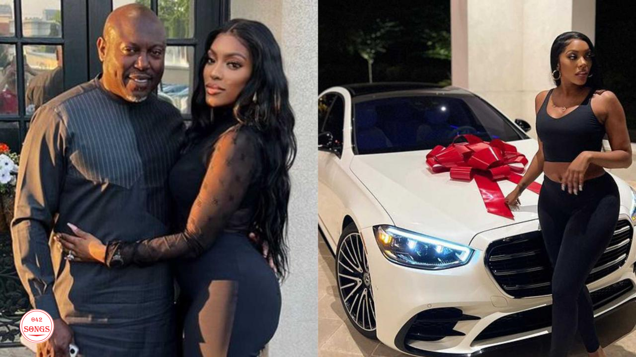 Reactions as businessman, Simon Guobadia gifts Fiancée, Porsha, a Benz for mother’s day