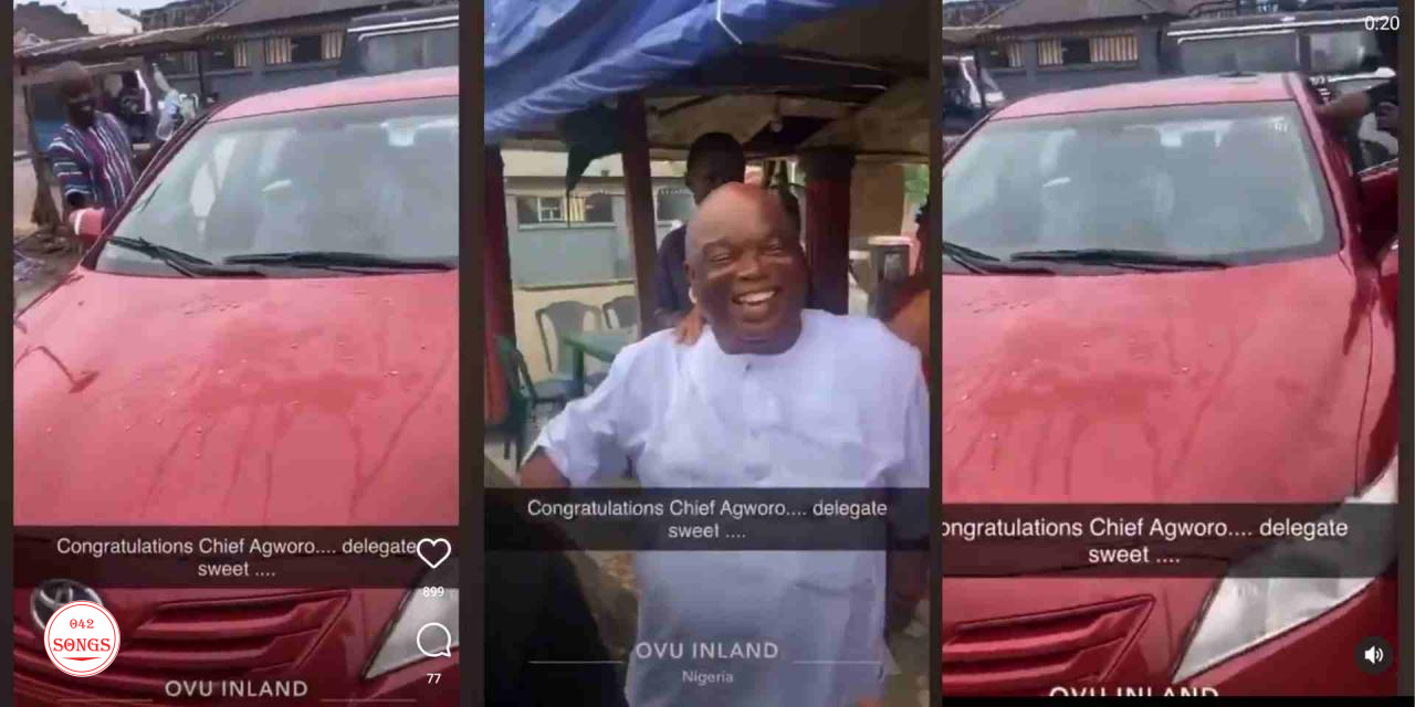 Party delegate ecstatically flaunts new car after primary elections (Video)
