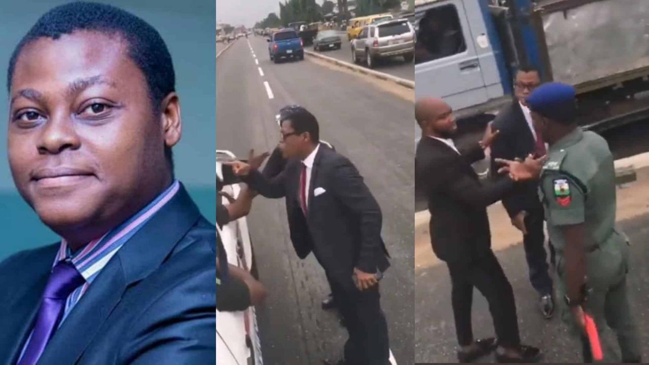 “I will call the governor” – Watch moment Arise TV anchor, Rufai Oseni lashes out at traffic police