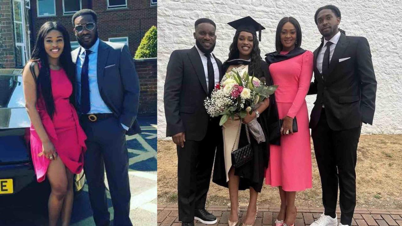 Jay Jay Okocha celebrates daughter, Daniella as she bags a degree