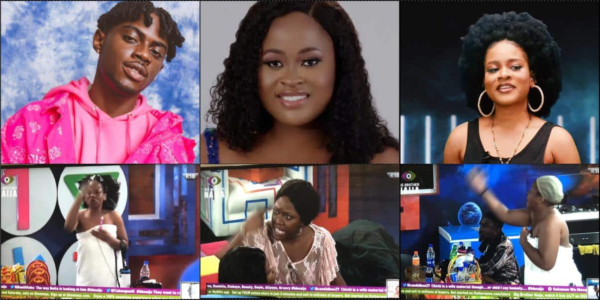 BBNaija: Chaos in Biggie’s house as Amaka, Phyna, Bryann, and Khalid engage in heated argument